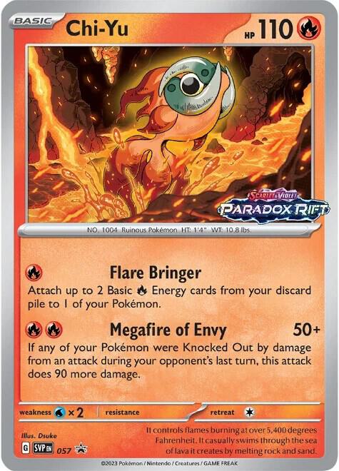 Chi-Yu - 057 (Prerelease) [SV: Scarlet & Violet Promo Cards] 057