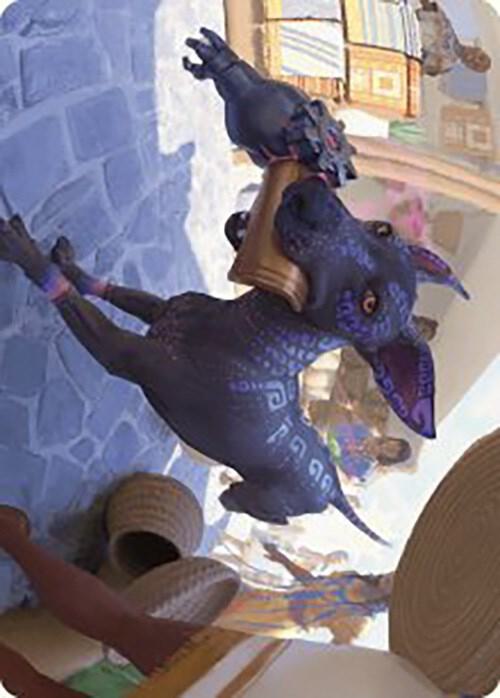 Mischievous Pup Art Card [Art Series: The Lost Caverns of Ixalan] 3