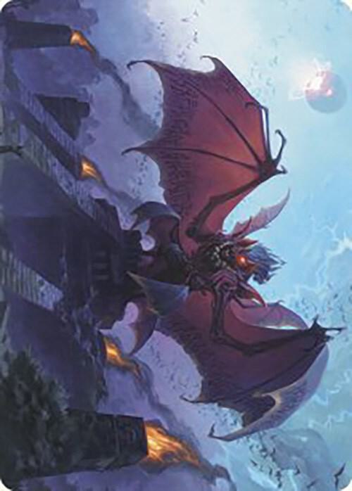 Aclazotz, Deepest Betrayal Art Card [Art Series: The Lost Caverns of Ixalan] 14