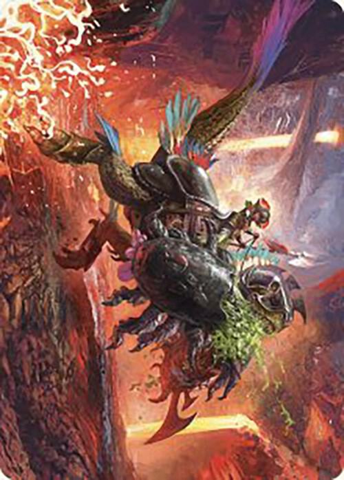 Triumphant Chomp Art Card [Art Series: The Lost Caverns of Ixalan] 21