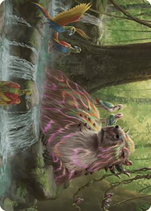 Basking Capybara Art Card [Art Series: The Lost Caverns of Ixalan] 22