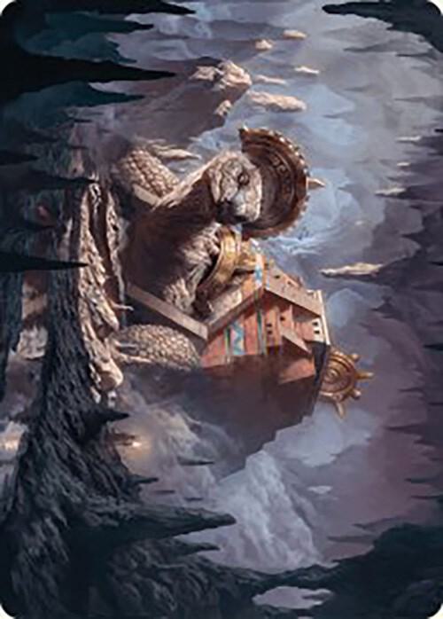 Bedrock Tortoise Art Card [Art Series: The Lost Caverns of Ixalan] 23