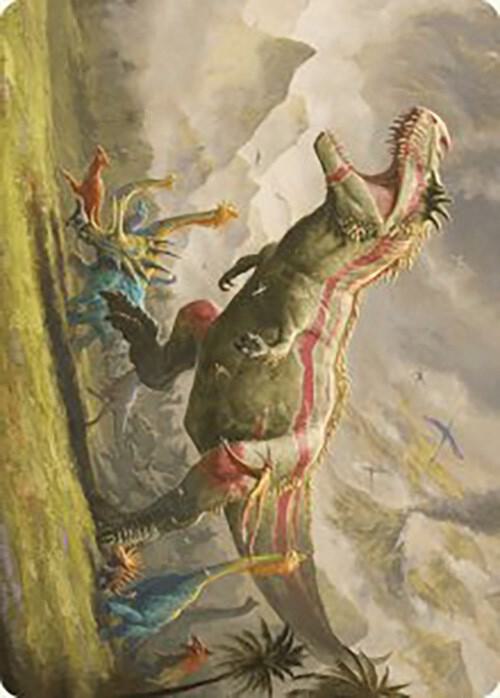 Ghalta, Stampede Tyrant Art Card [Art Series: The Lost Caverns of Ixalan] 24