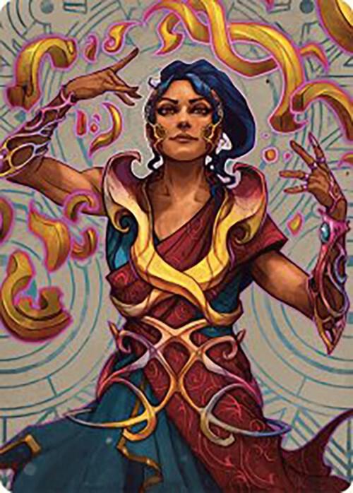 Saheeli, the Sun's Brilliance Art Card [Art Series: The Lost Caverns of Ixalan] 52