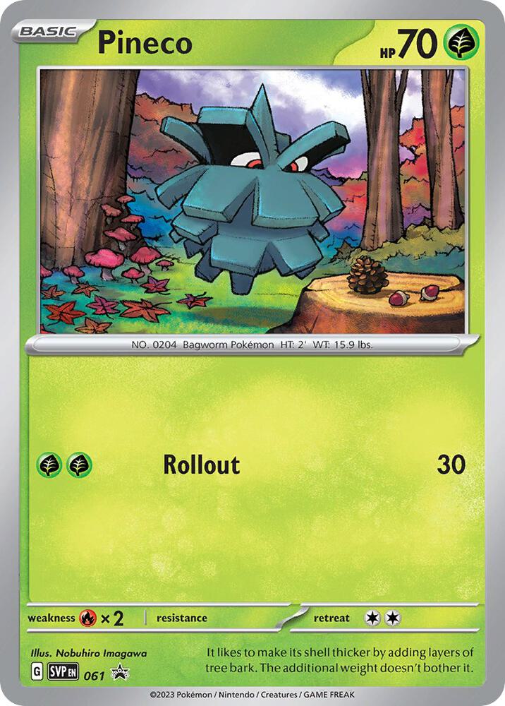 Pineco - 061 [SV: Scarlet & Violet Promo Cards] 061