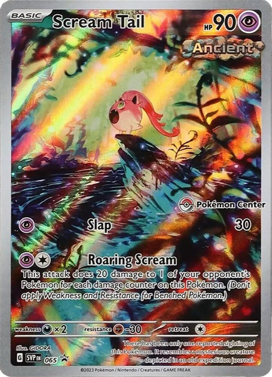 Scream Tail - 065 (Pokemon Center Exclusive) [SV: Scarlet & Violet Promo Cards] 065