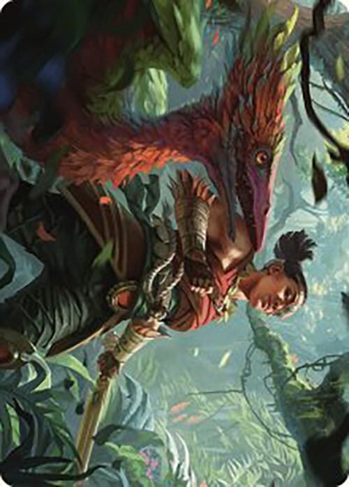 Wayta, Trainer Prodigy Art Card [Art Series: The Lost Caverns of Ixalan] 71