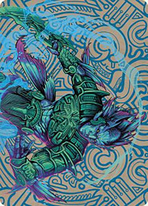 Hakbal of the Surging Soul Art Card [Art Series: The Lost Caverns of Ixalan] 74