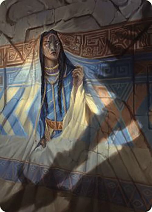 Whispersilk Cloak Art Card [Art Series: The Lost Caverns of Ixalan] 80