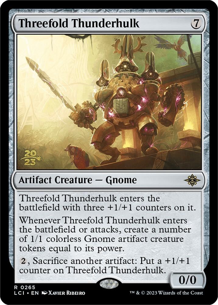 Threefold Thunderhulk [Prerelease Cards] 265