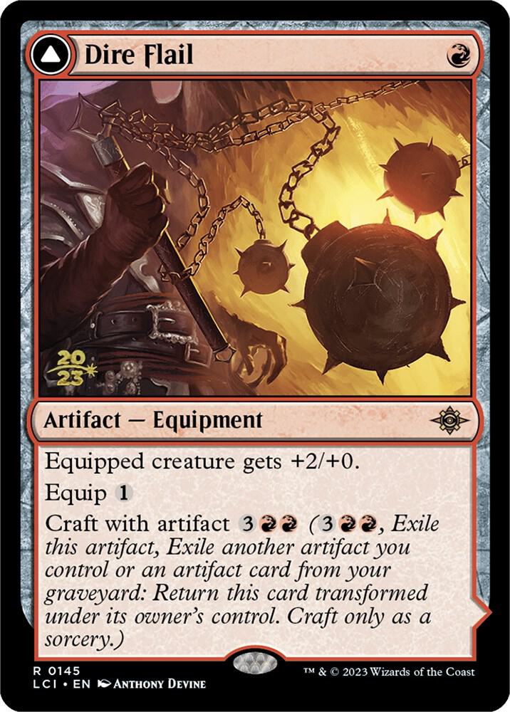 Dire Flail [Prerelease Cards] 145