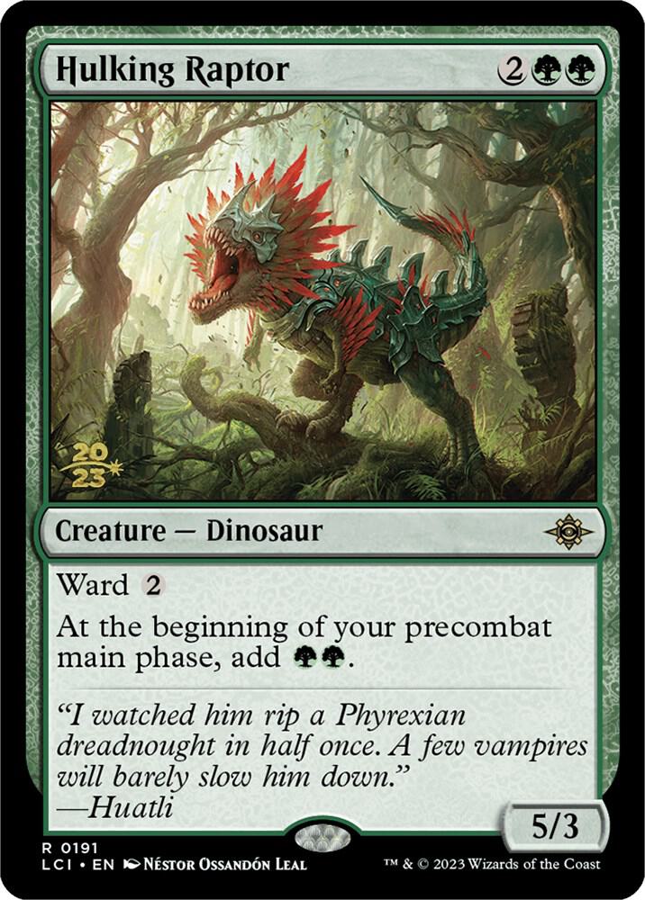 Hulking Raptor [Prerelease Cards] 191