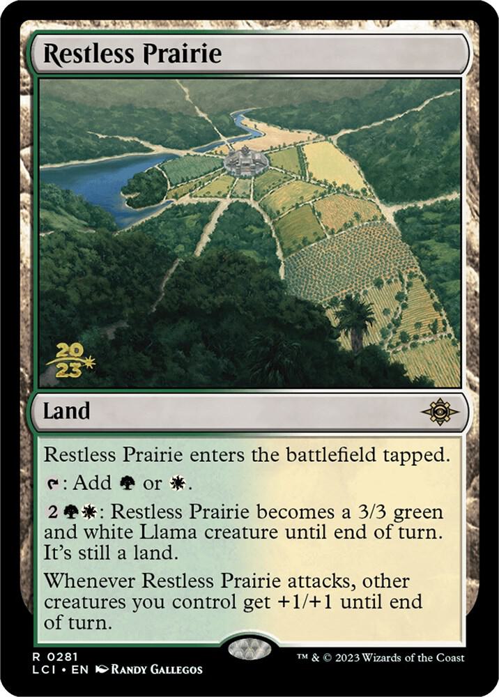 Restless Prairie [Prerelease Cards] 281