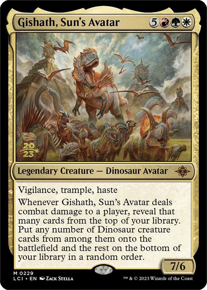 Gishath, Sun's Avatar (LCI) [Prerelease Cards] 229