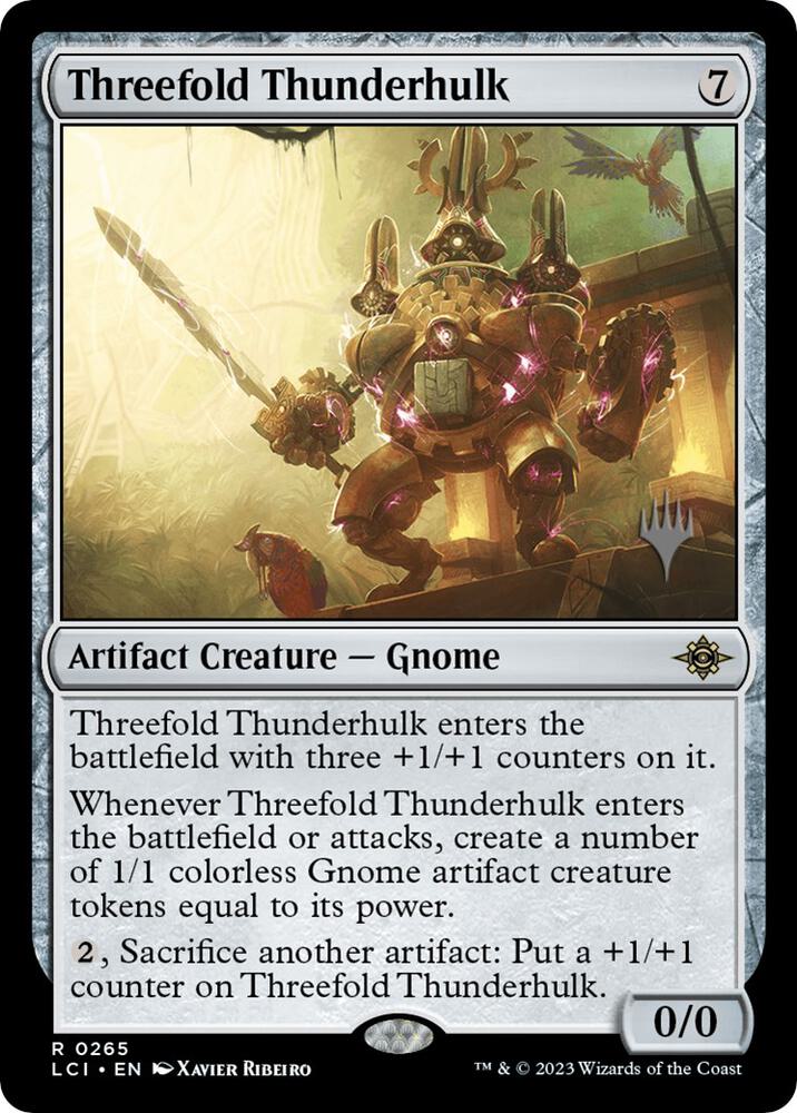 Threefold Thunderhulk [Promo Pack: The Lost Caverns of Ixalan] 265