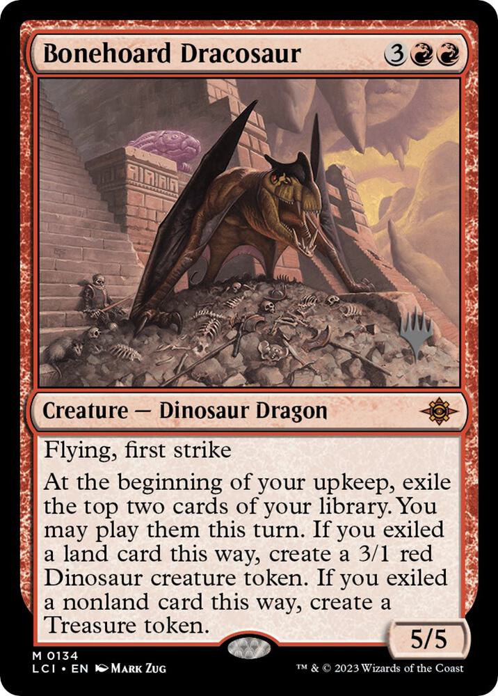 Bonehoard Dracosaur [Promo Pack: The Lost Caverns of Ixalan] 134