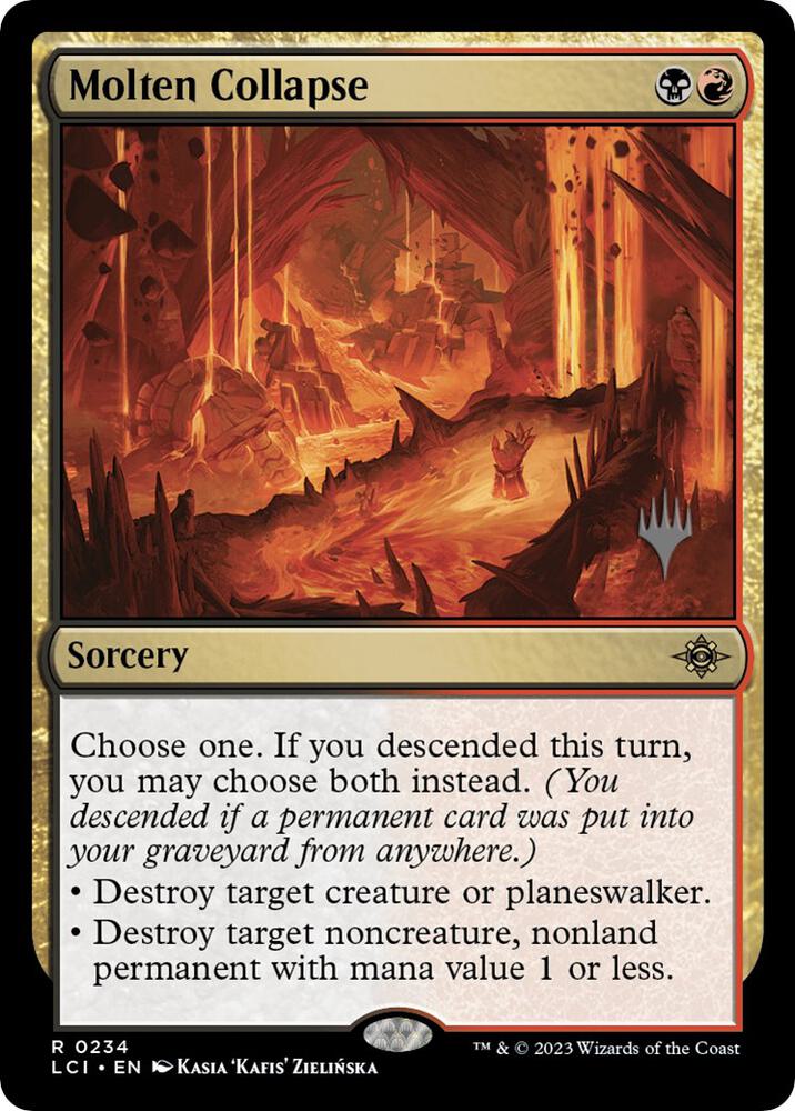 Molten Collapse [Promo Pack: The Lost Caverns of Ixalan] 234