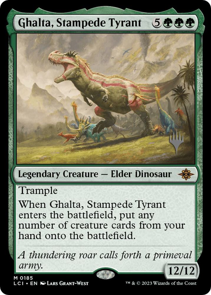 Ghalta, Stampede Tyrant [Promo Pack: The Lost Caverns of Ixalan] 185