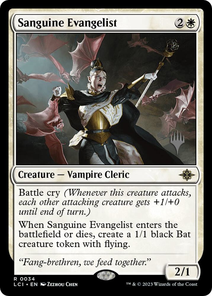 Sanguine Evangelist [Promo Pack: The Lost Caverns of Ixalan] 34