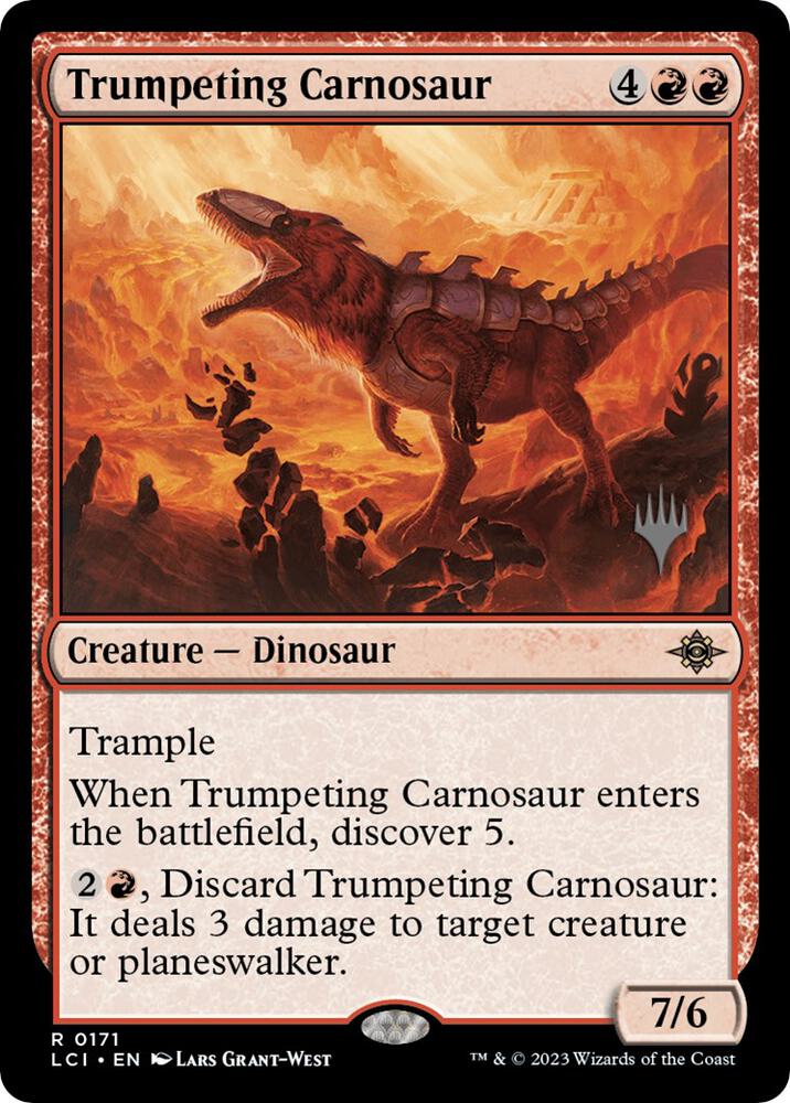 Trumpeting Carnosaur [Promo Pack: The Lost Caverns of Ixalan] 171