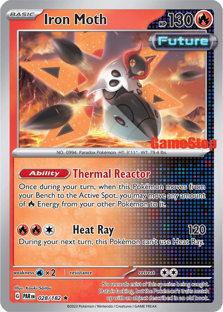 Iron Moth - 028/182 (Gamestop Promo) [Miscellaneous Cards & Products] 028/182