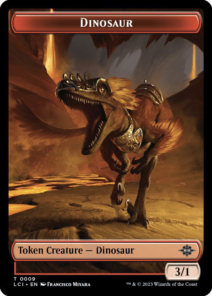 Dinosaur Token (0009) [The Lost Caverns of Ixalan] 9