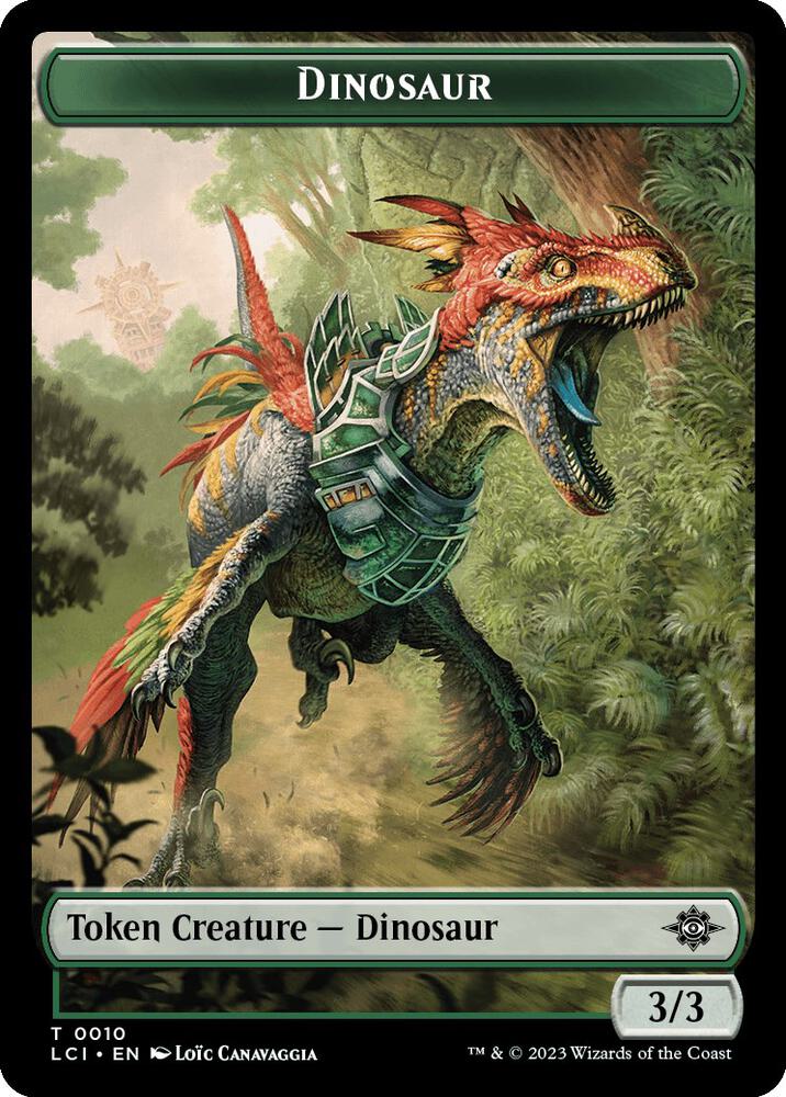 Dinosaur Token (0010) [The Lost Caverns of Ixalan] 10