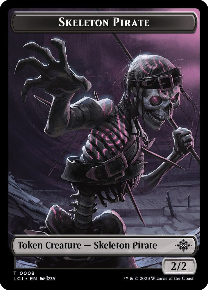 Skeleton Pirate Token [The Lost Caverns of Ixalan] 8