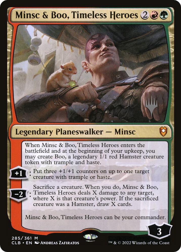 Minsc & Boo, Timeless Heroes [Promo Pack: The Lost Caverns of Ixalan] 285