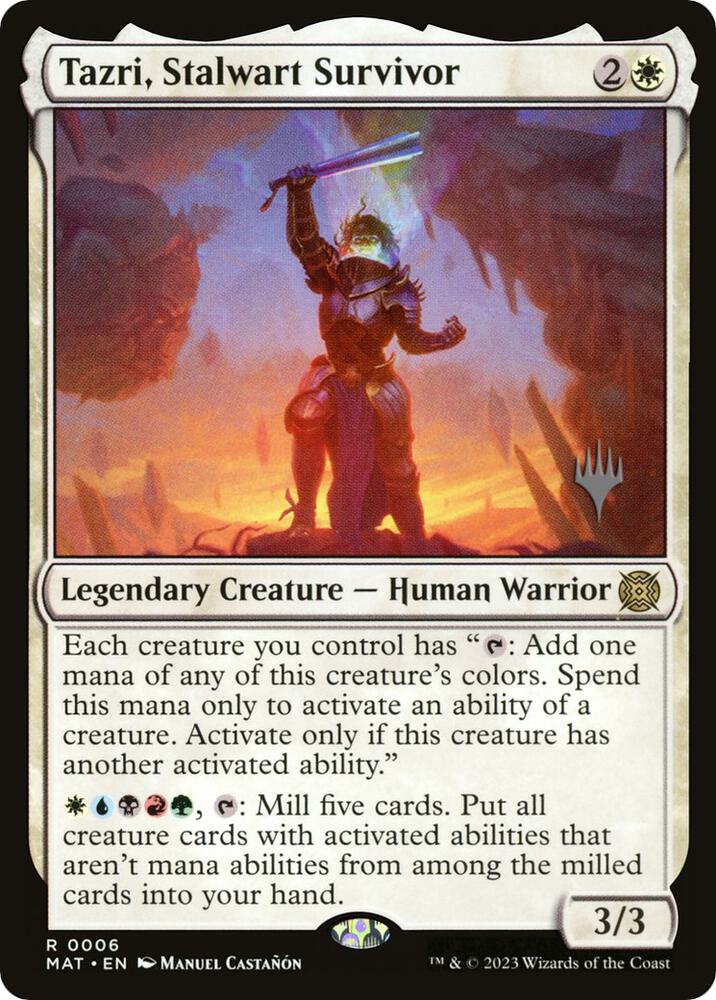 Tazri, Stalwart Survivor [Promo Pack: The Lost Caverns of Ixalan] 6
