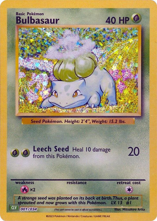 Bulbasaur [Trading Card Game Classic] 001/034