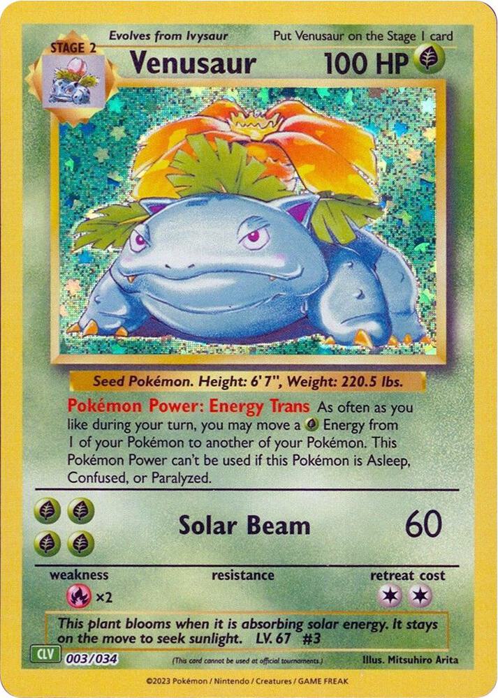 Venusaur [Trading Card Game Classic] 003/034