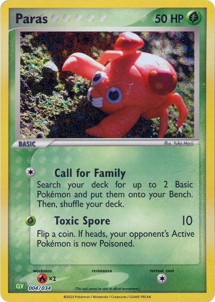 Paras [Trading Card Game Classic] 004/034