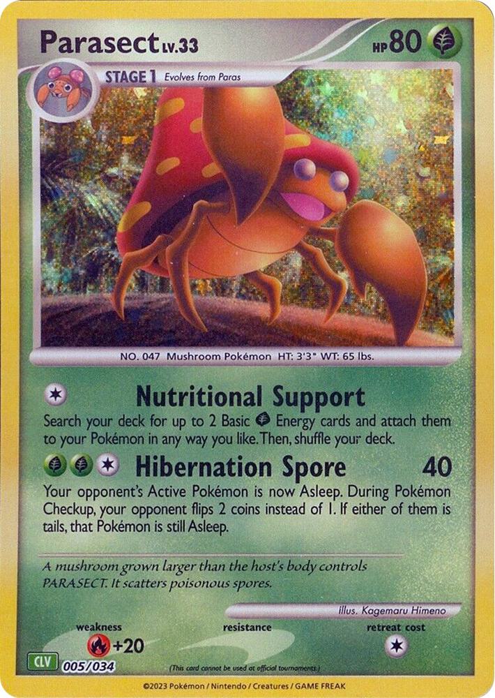 Parasect [Trading Card Game Classic] 005/034