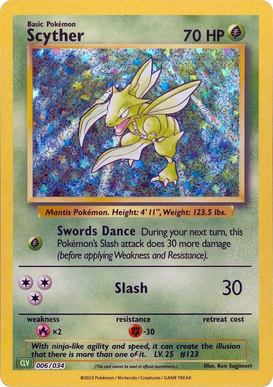 Scyther [Trading Card Game Classic] 006/034