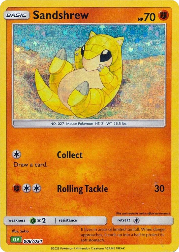 Sandshrew [Trading Card Game Classic] 008/034