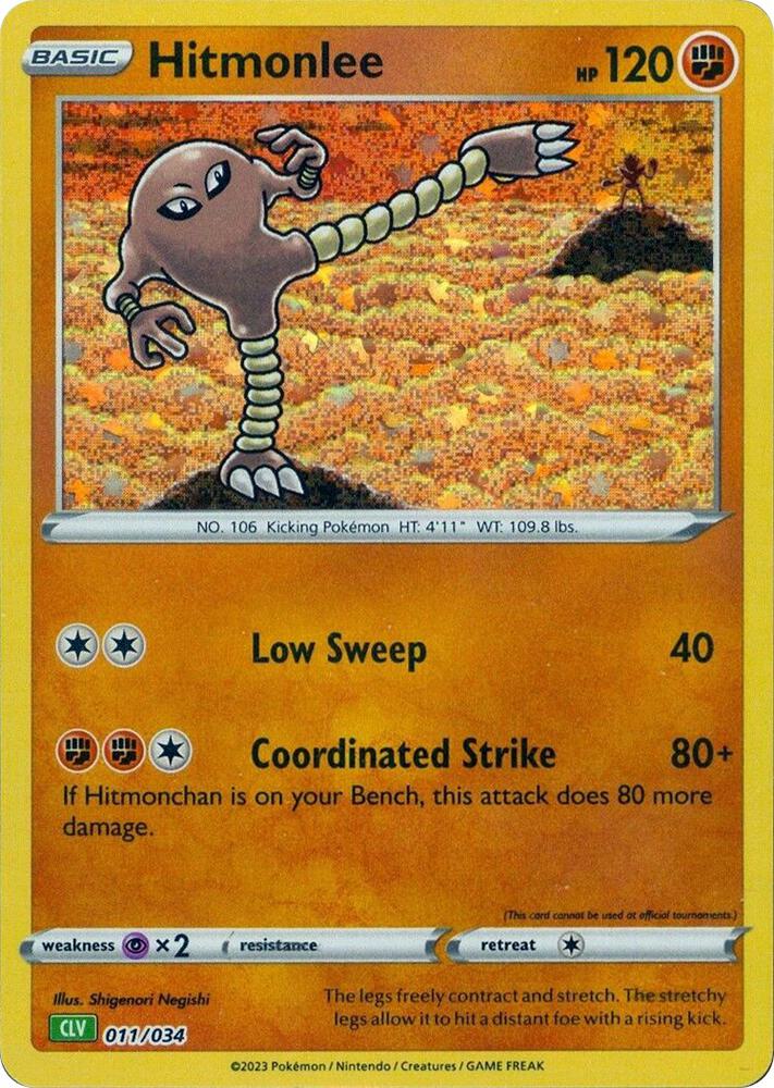 Hitmonlee [Trading Card Game Classic] 011/034