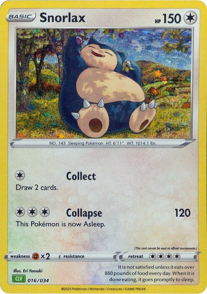 Snorlax [Trading Card Game Classic] 016/034