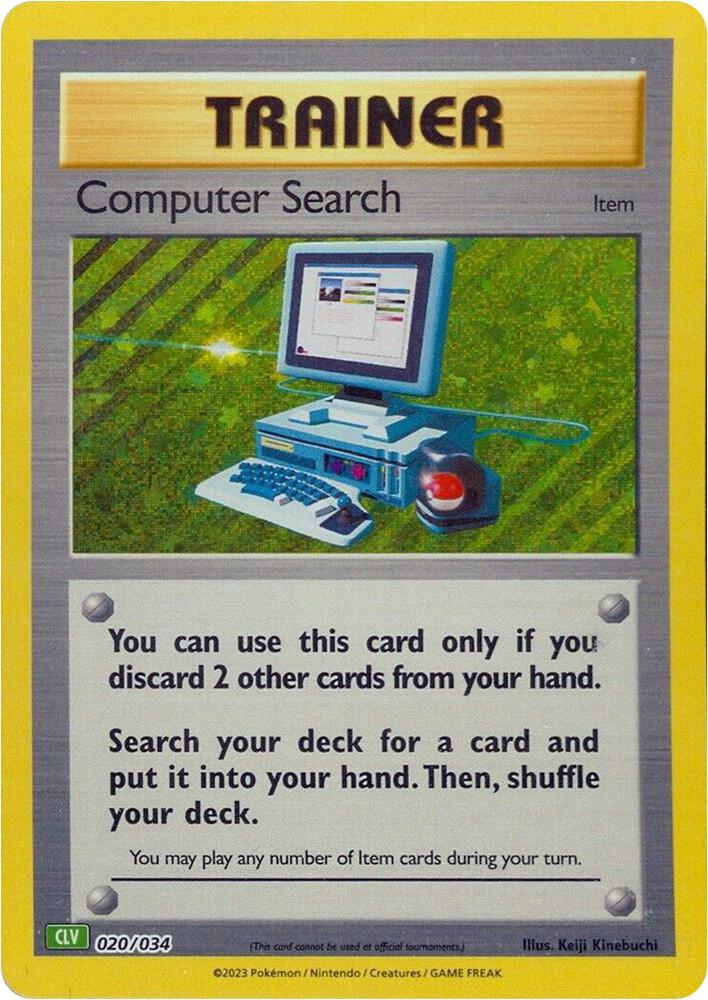 Computer Search (CLV) [Trading Card Game Classic] 020/034