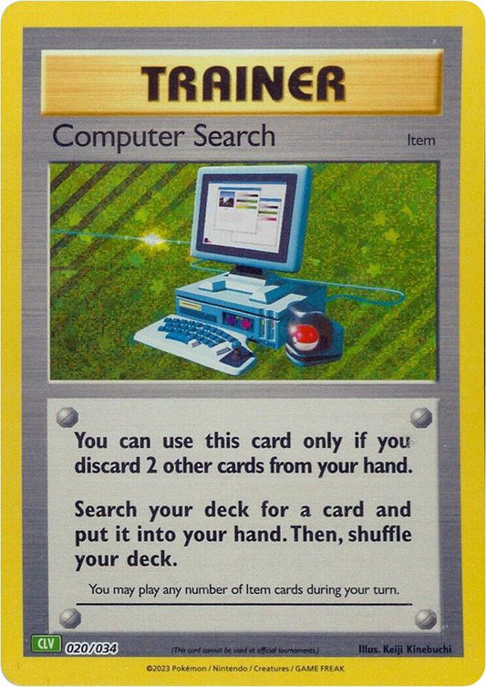 Computer Search (CLV) [Trading Card Game Classic] 020/034