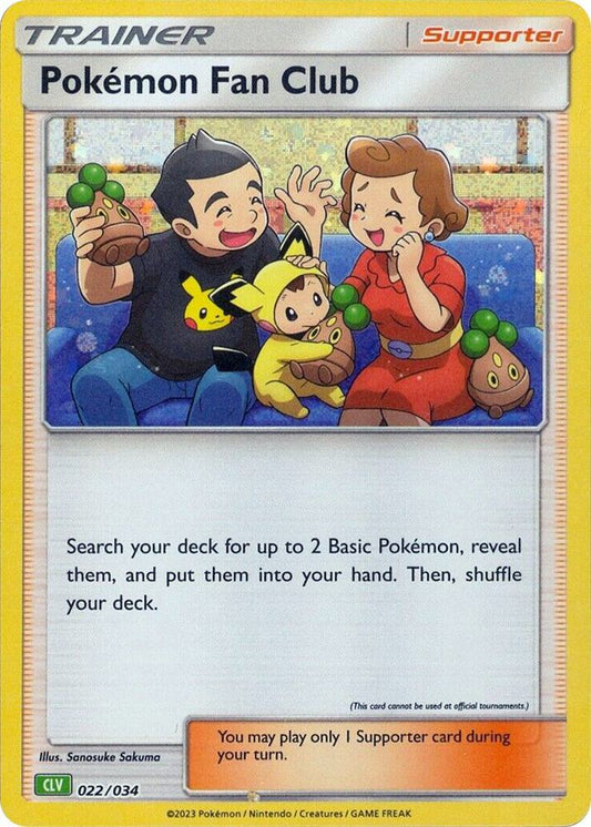 Pokemon Fan Club (CLV) [Trading Card Game Classic] 022/034