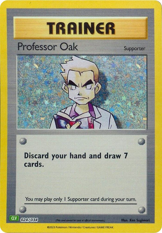 Professor Oak (CLV) [Trading Card Game Classic] 024/034