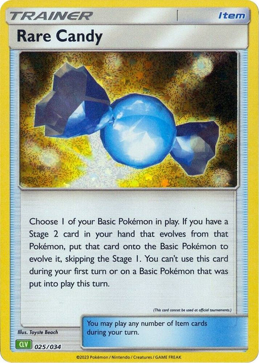 Rare Candy (CLV) [Trading Card Game Classic] 025/034