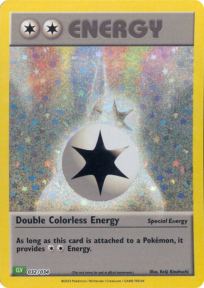 Double Colorless Energy (CLV) [Trading Card Game Classic] 032/034