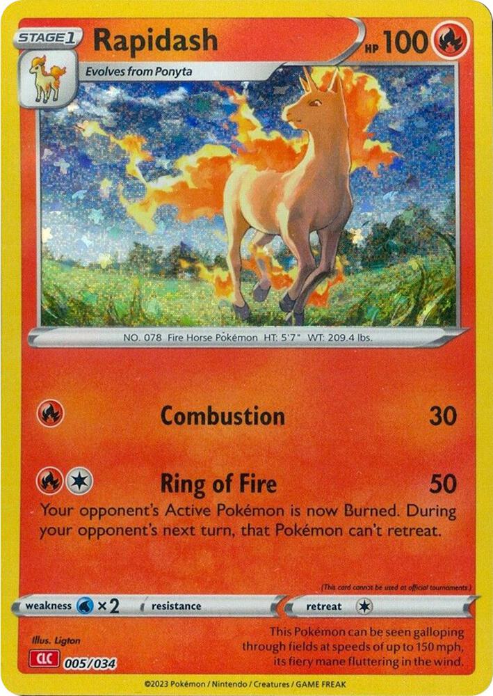 Rapidash [Trading Card Game Classic] 005/034