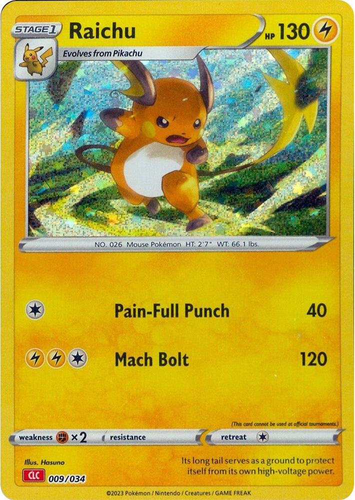 Raichu [Trading Card Game Classic] 009/034