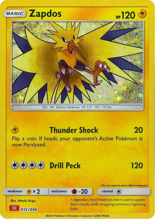 Zapdos [Trading Card Game Classic] 012/034