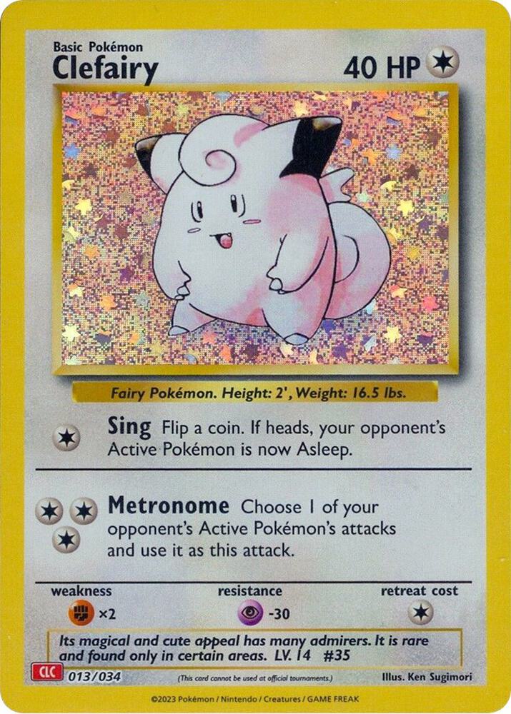 Clefairy [Trading Card Game Classic] 013/034