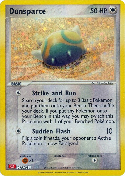 Dunsparce [Trading Card Game Classic] 015/034
