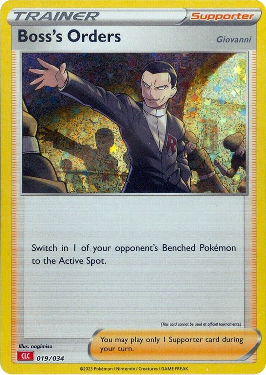 Boss's Orders (CLC) [Trading Card Game Classic] 019/034